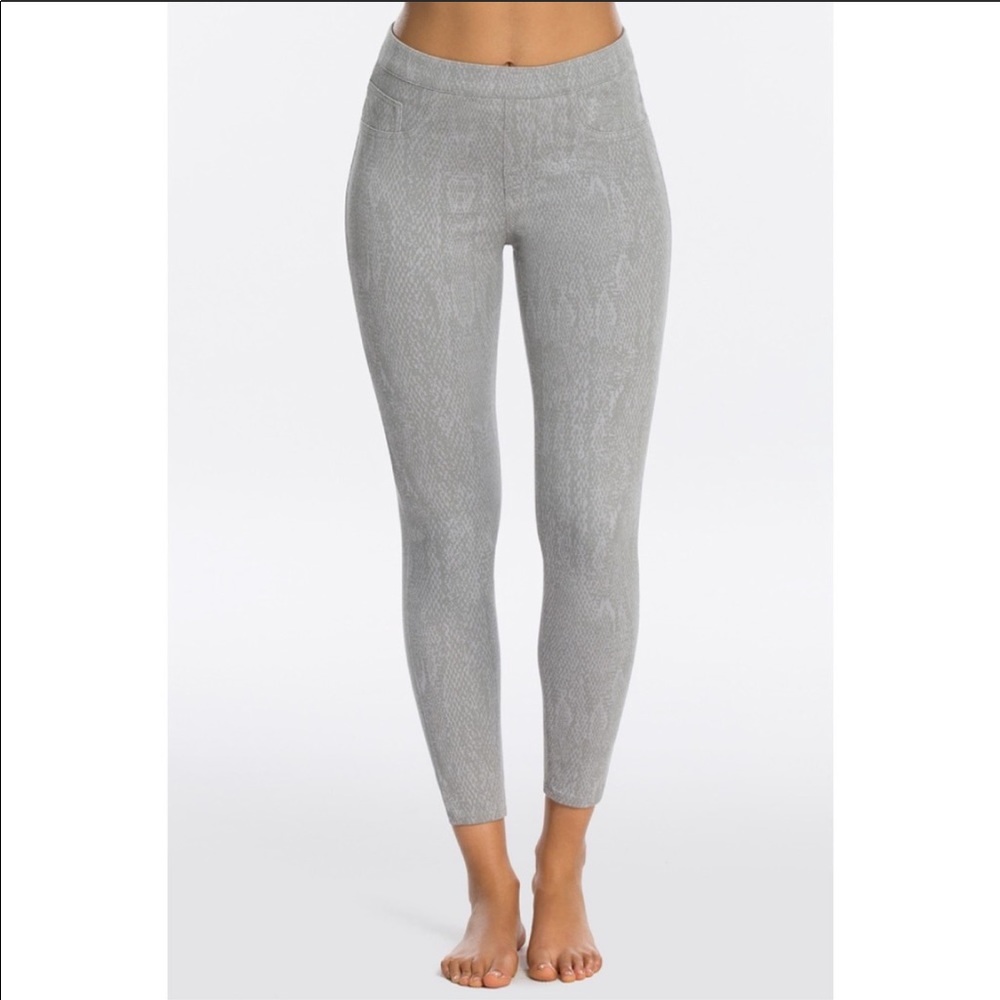 Spanx Jeansish Snake Print Leggings - Picture 2 of 8